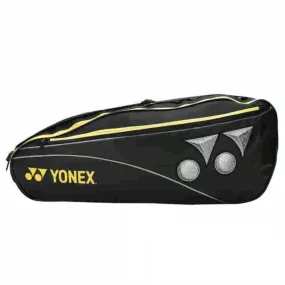 YONEX Champion 3D 23426EX 6R Badminton Kit Bag (Black/Yellow)