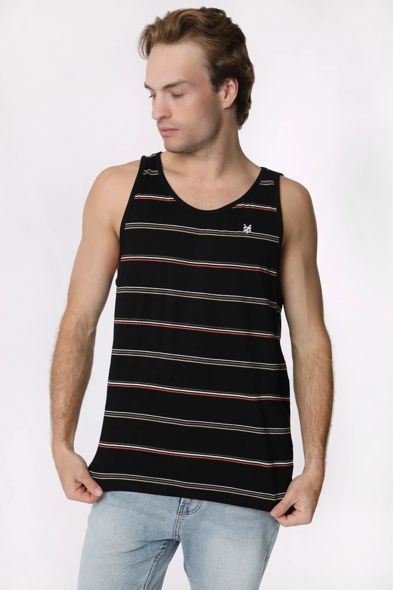 Zoo York Mens Striped Tank Top