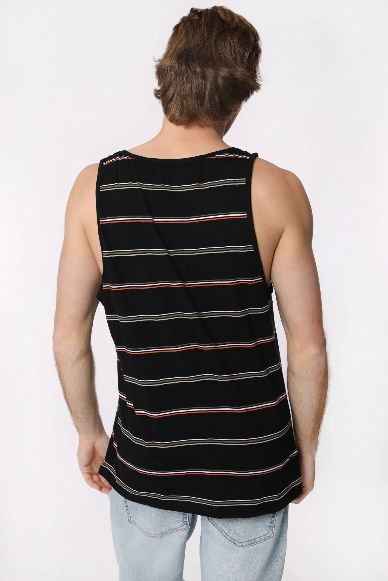 Zoo York Mens Striped Tank Top