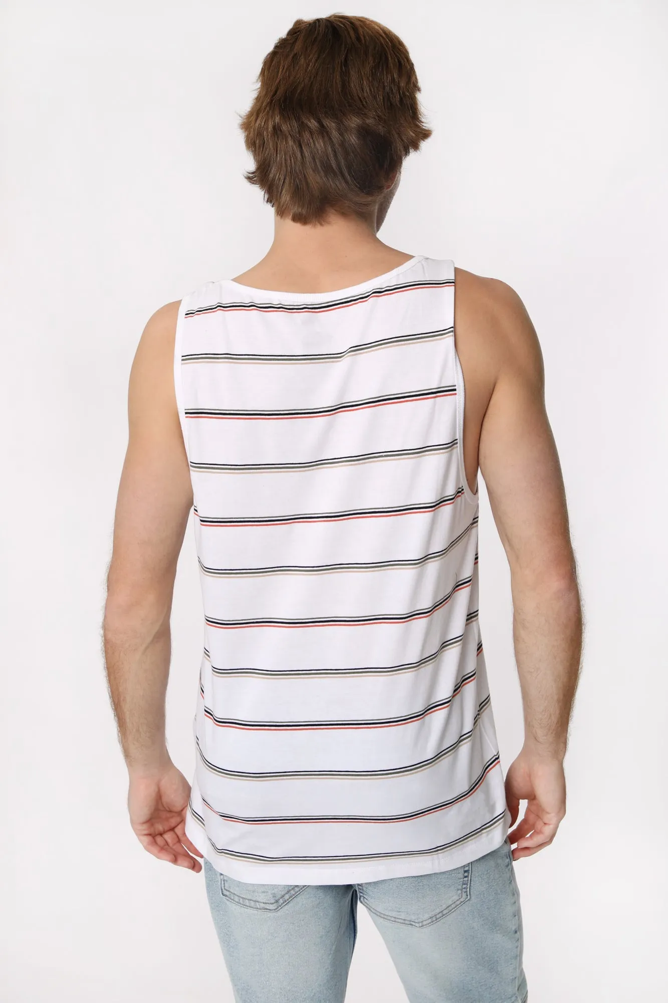 Zoo York Mens Striped Tank Top