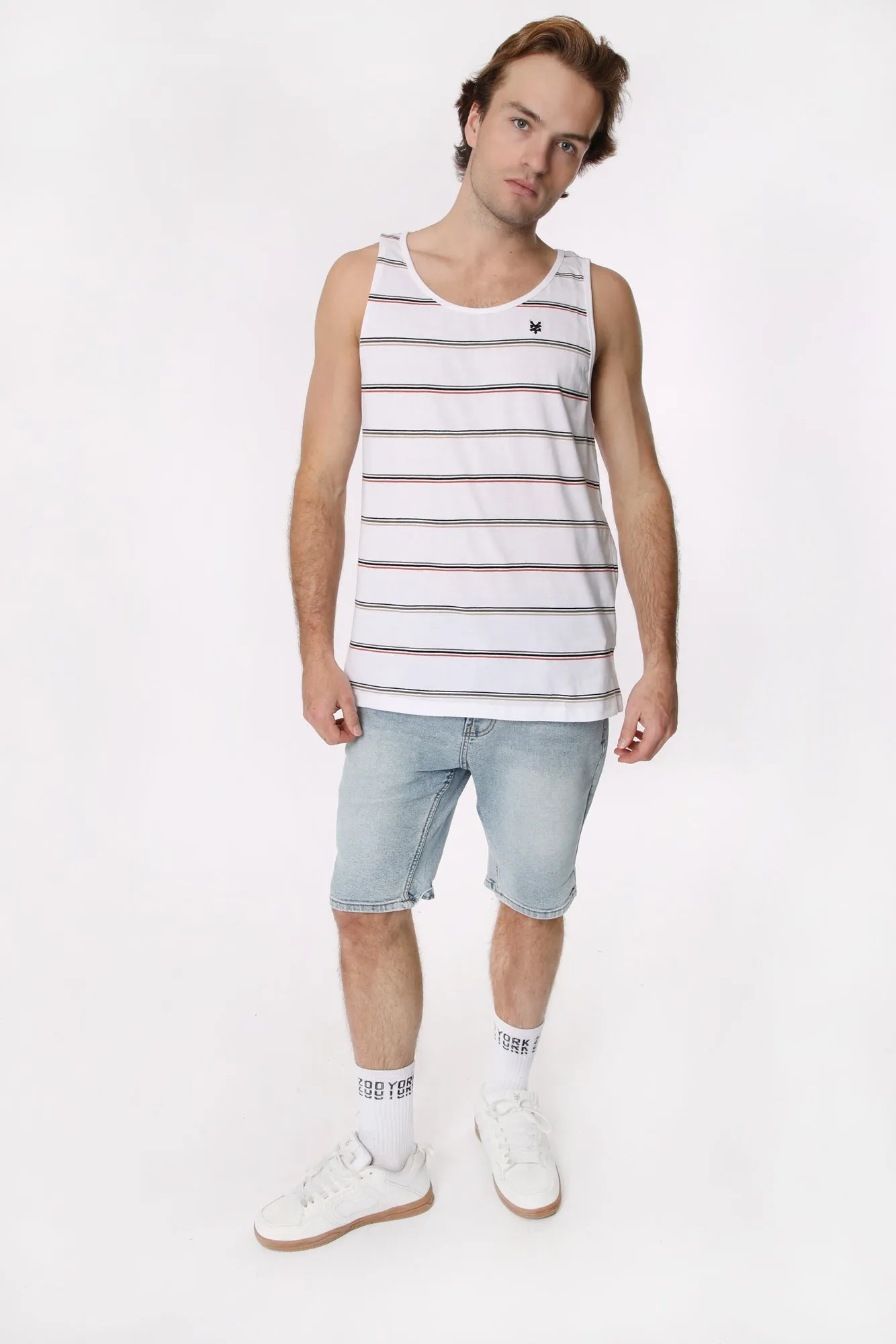 Zoo York Mens Striped Tank Top