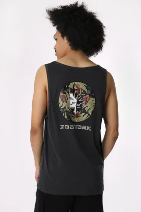 Zoo York Mens Tropical Logo Tank Top